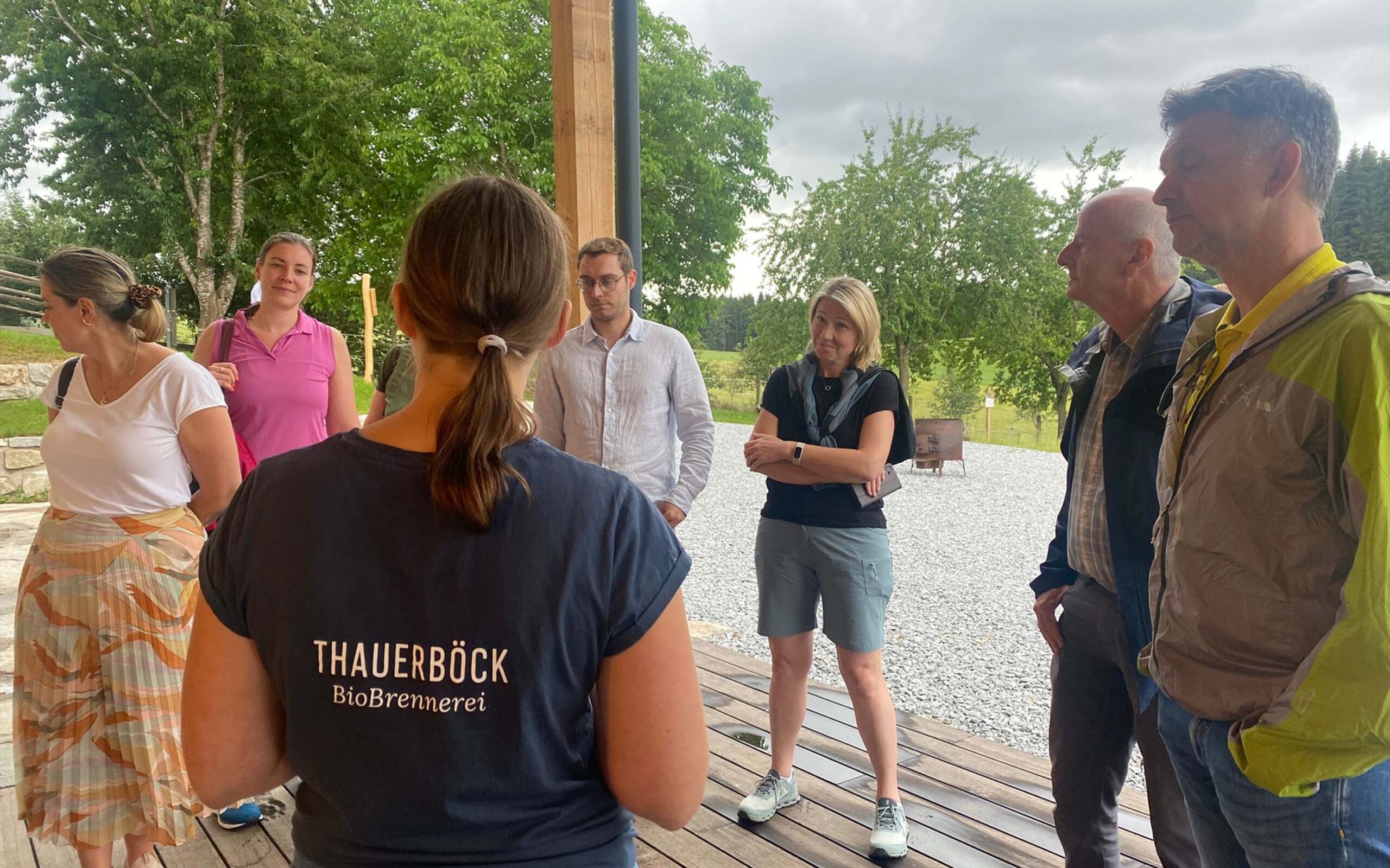 Verkostung Führung Gruppe BioBrennerei Thauerböck Mühlviertel